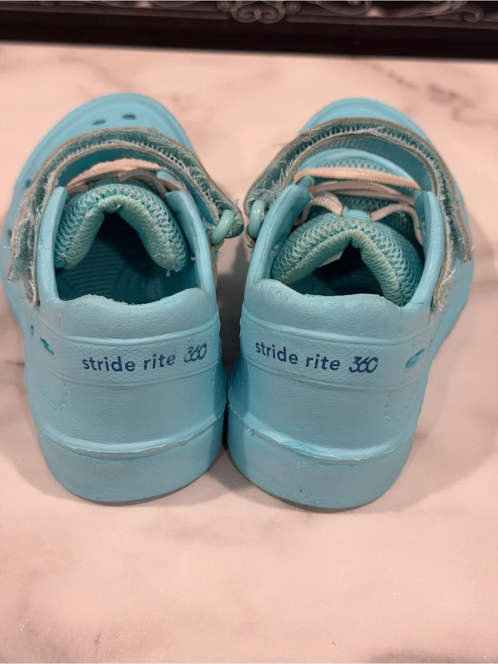 Stride Rite Kids' Aqua Slip-On Sandal Sneakers - Light Blue